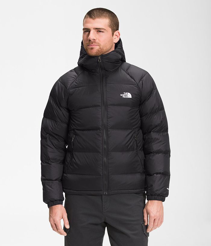 The North Face Mens Puffer Jacket Hydrenalite Down Hoodie 496WVJEXR - Black